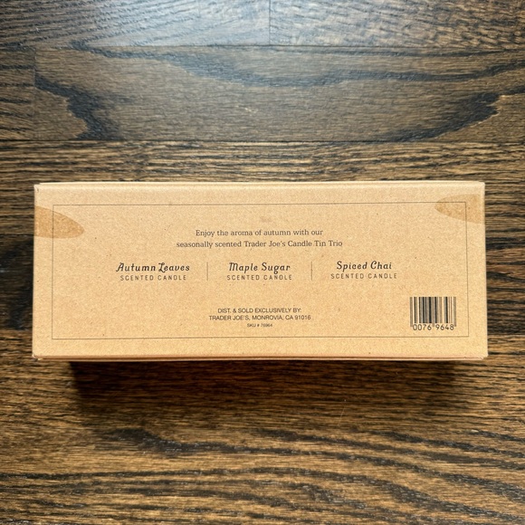 Trader Joe’s Scented Candle Tin Trio | NWT - Picture 2 of 2